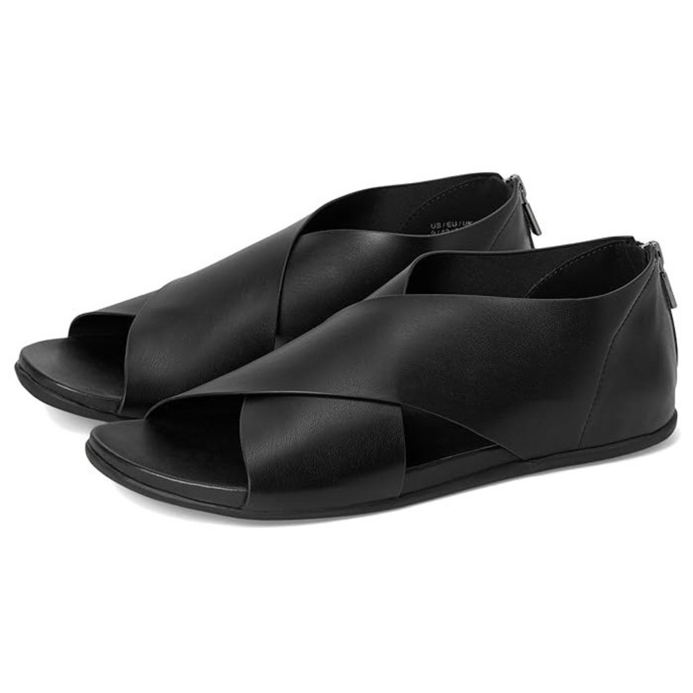 Reaction Kenneth Cole Selena Sandal Women's Black Stretch Size US 5.5